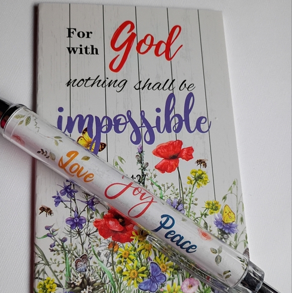 Inspirational Note Pad And Pen Set Ruled Notepad Ink Pen - Picture 6 of 6